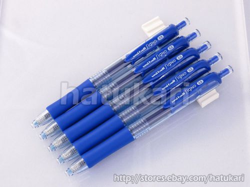 5pcs UMN-152 Blue 0.5mm / Signo Retractable Rollerball Gel Pen / Uni-ball