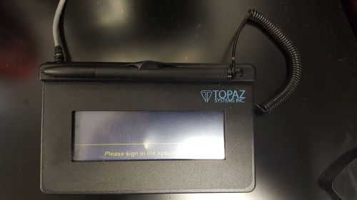 Topaz SigLite T-S460-HSB-R 1x5 LCD Signature Capture Reader Pad
