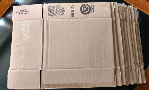 BOXES - 10pc 12x9x6 GRIMES Shipping Packing Mailing Moving Corrugated cardboard