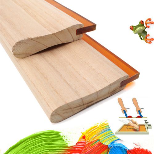 2 pcs Silk Screen Printing Squeegee 16cm/24cm (6.3/9.4inch) Ink Scaper Tools