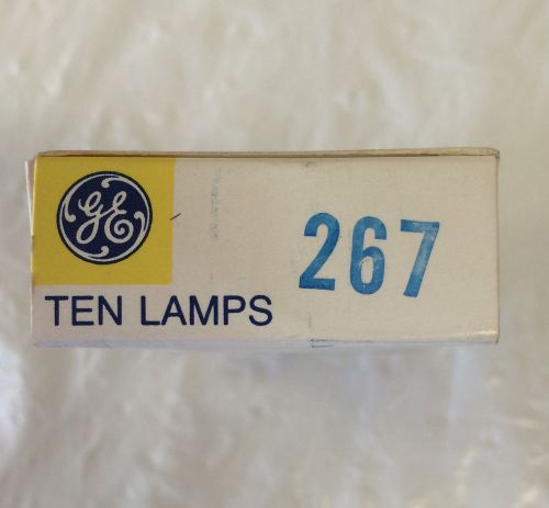 GE 267 Miniature Lamps, Box of 10