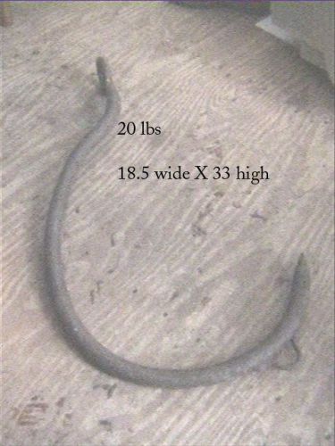 Large Steel Hook 33 in. x 18.5 in. 20lbs Many Uses..Farm Construction Decoration