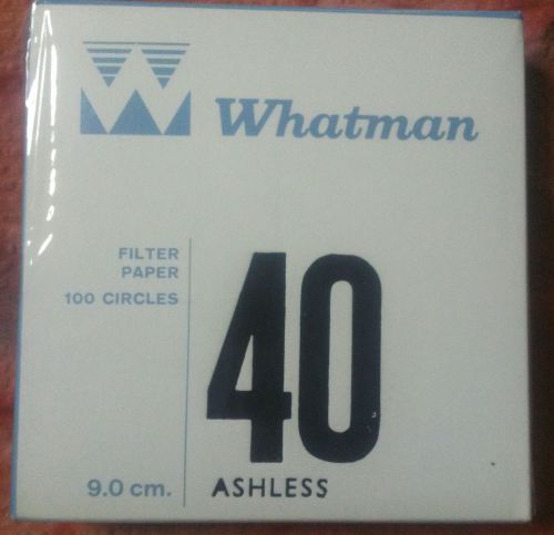 Whatman 40 Ashless Quantitative Filter Paper, 9.0cm Diameter