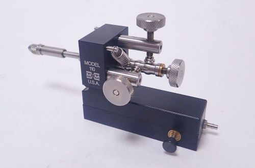 Micromanipulator model 110 precision x-y-z probe positioner, non magnetic-base for sale