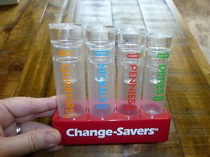 Vintage Coin Counting Tubes, Change Counters