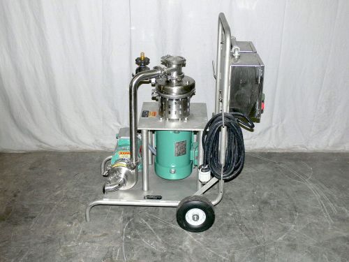 Tri-clover tri-blender f2116mdg-sys-460  w/ 5hp &amp; 3/4 motors  2&#034; inlet / outlet for sale