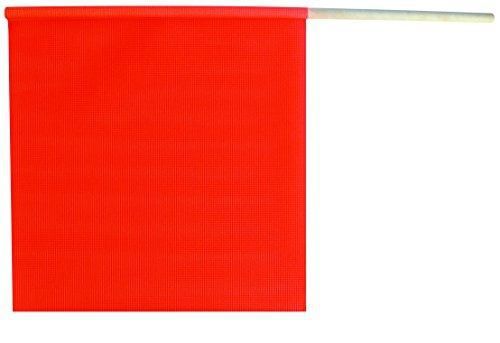 S-Line Ancra 49893-13 Safety Flag PVC Coated Mesh with Wooden Dowel, 18-Inch by