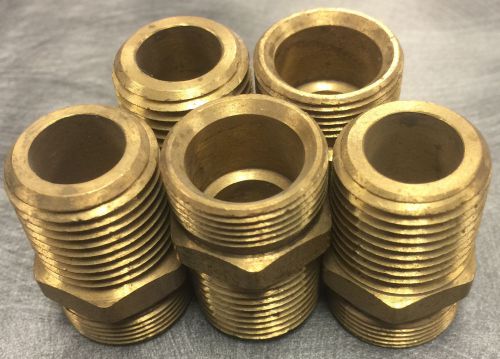 EATON BRASS ADAPTER 1390X6X8 AIR BRAKE ADAPTER  LOT OF 5