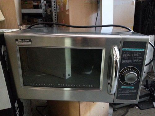 SHARP 1000W /R-21LC COMMERCIAL MICROWAVE OVEN