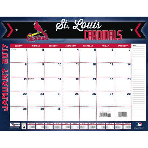 St. louis cardinals 22&#034; x 17&#034; desk calendar for sale