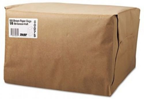 BAG SK1652 1/6 52# Paper Bag, 52lb Kraft, Brown, 12 X 7 X 17, 500/Bundle