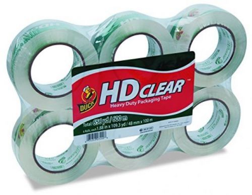 Duck Brand HD Clear High Performance Packaging Tape, 1.88-Inch X 109.3-Yard,