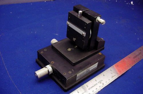 Compact, precision x - y platform w/micrometer type adjusters, removable target for sale