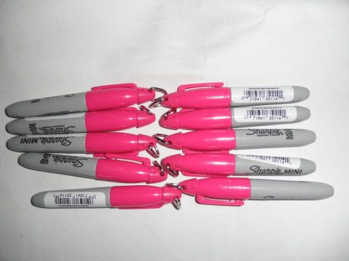 10 pink sharpie markers mini for sale
