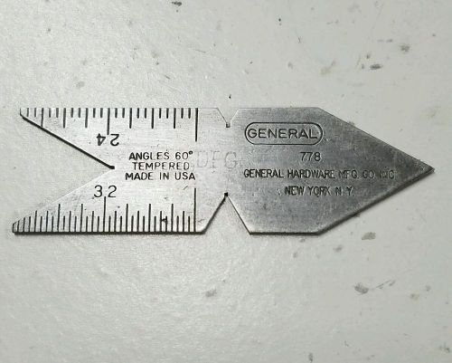 GENERAL-CENTER GAGE  #778   Fishtail.