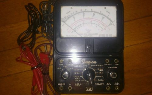 Simpson 260 multimeter excellent condition!