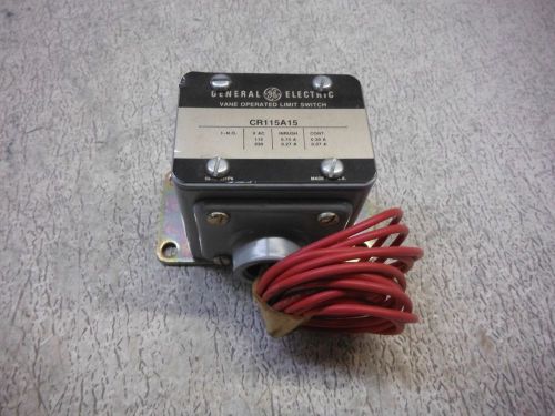 GE CR115A15 LIMIT SWITCH, VAC 115/230, NEW- OLD STOCK