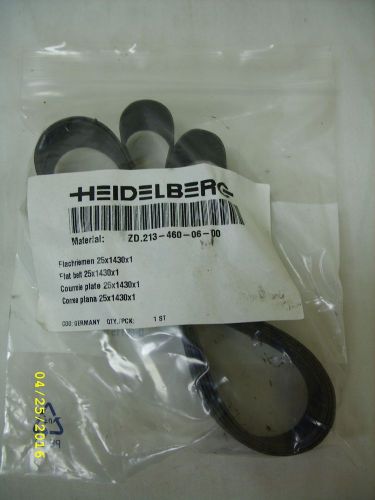 HEIDELBERG - Printing Press Equipment Flat Belt 25x1430x1 ~ ZD.213-460-06-00 NEW