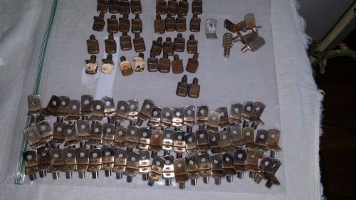 100 + Vintage Steel Shelf &#039;L&#039; Support Pegs 1/4&#034;