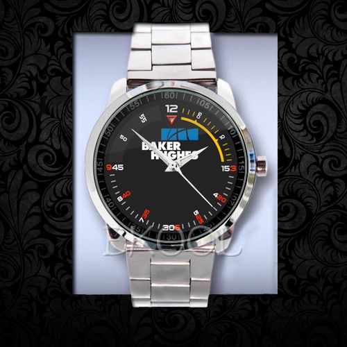 345 Bakers Hughers Logo Sport Watch Design On Sport Metal Watch