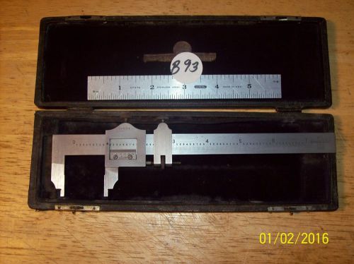 Vintage Brown &amp; Sharpe Caliper Model 577 Vernire Caliper 7&#034; Swiss Made