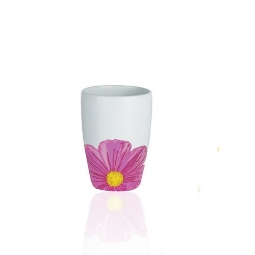 Porcelain Diameter8CM*Height11CM Wash Supplies Gargle Cup Tooth Mug Purple Daisy