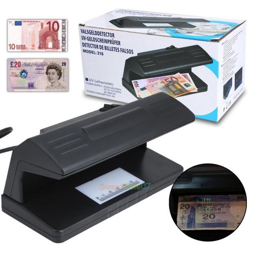 UV Blue Light Practical Counterfeit Bill Currency Fake Money Detector Checker