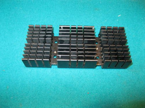 Heat Sink  5&#034; LONG X 2&#034; WIDE  3/4&#034; HIGH   Black Anodized