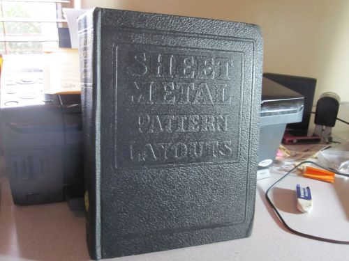 1962 Theo Audel &amp; Co Sheet Metal Pattern Layouts Book Metalworking HC