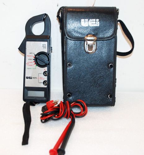 UEI DCP4 Digital Volt Meter / Ammeter / Amp Clamp Meter with Case