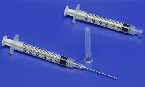 Kendall monoject 3cc syringes: 20 gauge x 1&#034;, ref: swd320100 - 20ct for sale