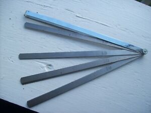 Proto #000 TL - Long Feeler Gauge Set  - 1/2&#034;x12&#034; Blades in Steel Holder