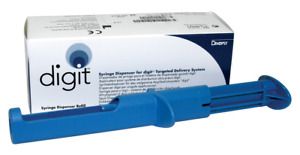 Dental digit Syringe Dispenser for Targeted Delivery System Dentsply pack of 2