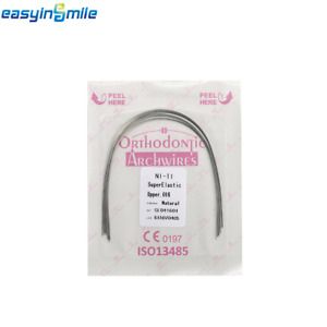 17*25Upper EASYINSMILE NITI Arch Wire Orthodontic Wires 10Wires Supper Elastic