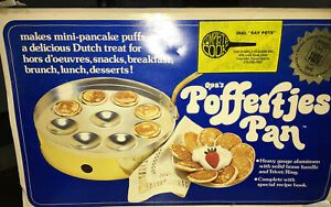 Opa’s Poffertjes Pan | Dutch Pancakes | Poffertjes  | 9 pcs Vintage B7 1978