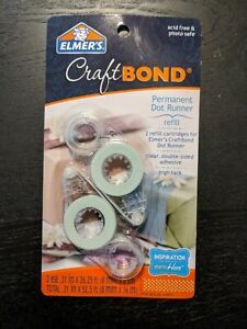 Elmer&#039;S-Craft Bond Permanent Dot Runner Refill. This Package Contains Two Perman