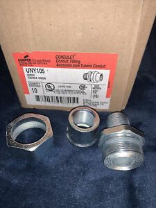 EATON CROUSE HINDS UNY105  1/2&#034; Explosion Proof Union. Box Of 12 Free Shipping