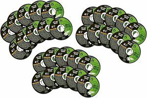 4-1/2&#034; Cut-off Wheels for Metal, for Cutting All Ferrous Metals (3 Packs of 10)