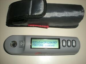 Pantone Color Cue EZColor reader battery 9v with Case PMS Hue Chip hand held