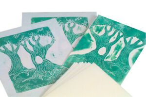 Inovart Polystyrene Self-Adhesive Printing Plate, 9 x 12 Inches, White, Pack of