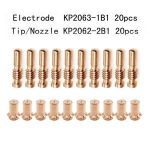 40pcs Plasma Electrode Tip Nozzle Parts Replacement 0.043\&#039;\&#039; Durable