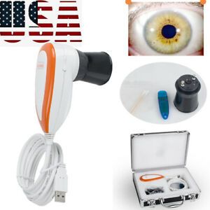 LED 5.0 MP CCD sensor USB Iriscope Iris Analyzer Iridology camera w/Software FDA