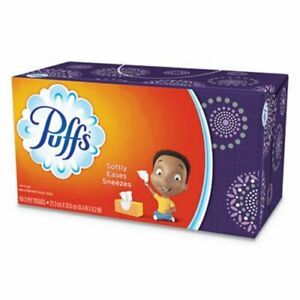 Puffs White 2-Ply Facial Tissues, Air-Fluffed, 24 Boxes (PGC87611CT)