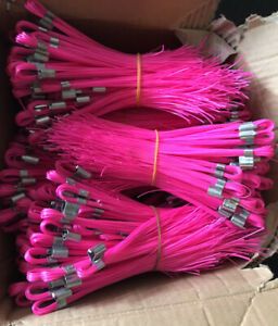 500 6 in. Glo-Pink Stake Whiskers Hi-viz Ground Marker