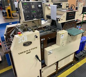 Therm-O-Type NSF Industrial Sheet-Fed Hot Foil Stamping Press - Inventory #3656