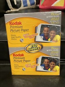 Kodak Premium Picture Paper High Gloss 150 Sheets Ink Jet Printer Memories
