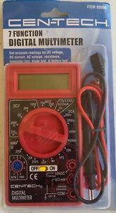 Cen-Tech Digital 7 function multimeter 69096 new  
