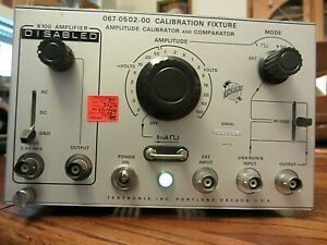 Amplitude Calibrator and Comparator   + Manuals     Tektronix 067-0502-00