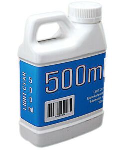 Light Cyan Dye Sublimation Ink 500ml for Epson SureColor P6000 P8000 NON-OEM