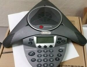 Lot of 2 Polycom SoundStation IP 6000 IP Conference Station 2201-15600-001